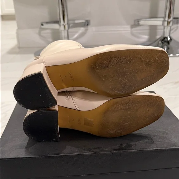 Coach Cream Ankle Boots - Picture 2 of 6